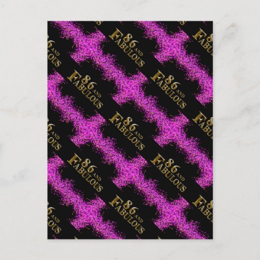 86ste verjaardag briefkaart (Voorkant)