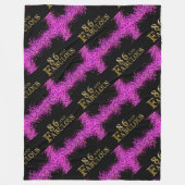 86ste verjaardag  fleece deken (Voorkant)