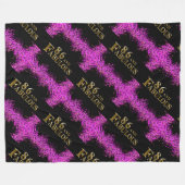 86ste verjaardag  fleece deken (Voorkant (Horizontaal))