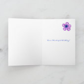 86ste verjaardag Kaart voor een oma - Bloemen (Binnen)