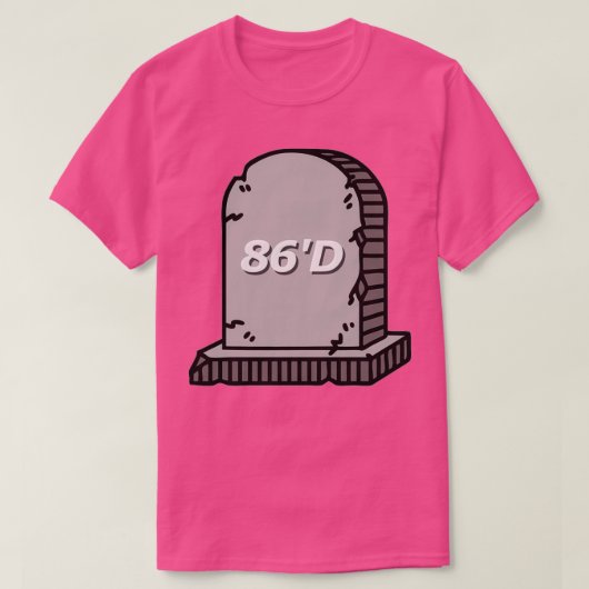 86x27d gravestone t-shirt (Design voorkant)