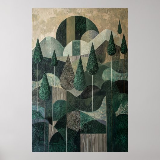 870 Abstract Poster (Voorkant)