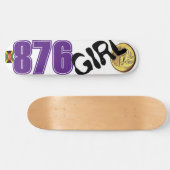 876 GIRL-skateboard Persoonlijk Skateboard (Horizontaal)