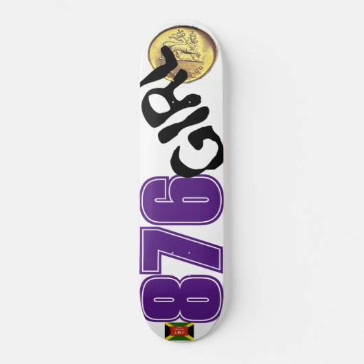 876 GIRL-skateboard Persoonlijk Skateboard (Voorkant)