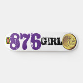 876 GIRL-skateboard Persoonlijk Skateboard (Horizontaal)