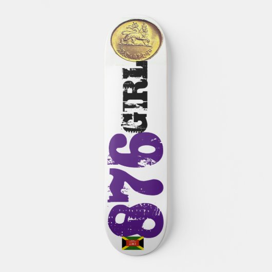 876 GIRL-skateboard Persoonlijk Skateboard (Voorkant)