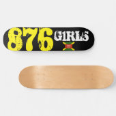876 GIRLS-skateboard Persoonlijk Skateboard (Horizontaal)