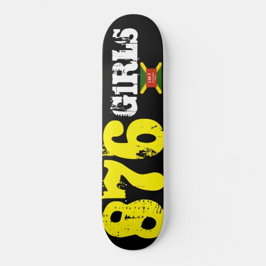 876 GIRLS-skateboard Persoonlijk Skateboard (Voorkant)