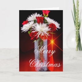 8789-C-Rozen en moeders met ster Feestdagen Kaart