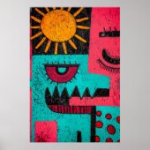 878 Abstract Poster (Voorkant)