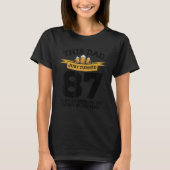 87 bier Drink vader 87th Father Birthday G T-shirt (Voorkant)
