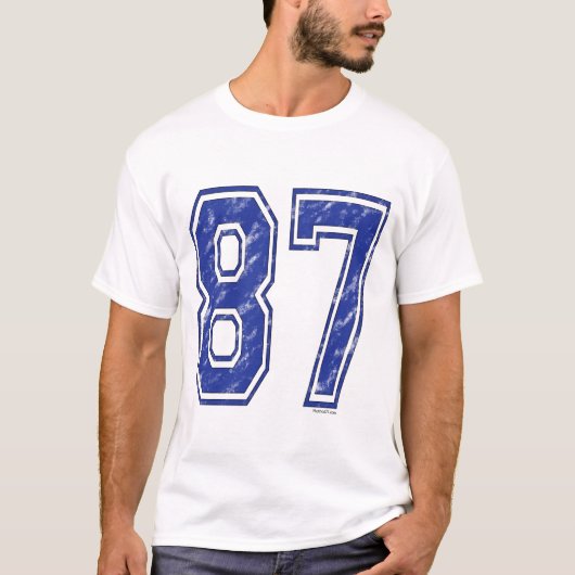 87 Eigen Jersey T-shirt (Voorkant)