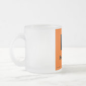 87 Francium | Periodieke tabel van elementen Matglas Koffiemok (Links)