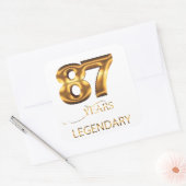 87 jaar legendarische sticker (Envelop)