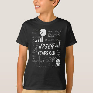 87 jaar oude dagelijkse Wiskunde leraar 87e geboor T-shirt