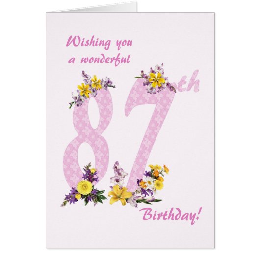 87e bloem Verdroogde getallen (Voorkant)