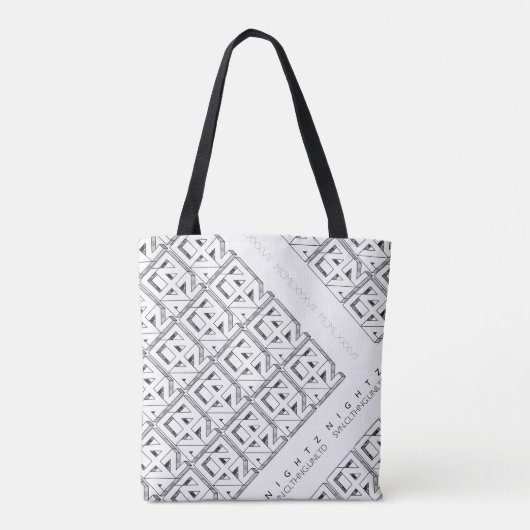 87e & Nacht Tote Bag (Achterkant)