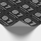 87e verjaardag: Art Deco geïnspireerde look "87" w Cadeaupapier (Hoek)