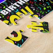 87e verjaardag — Fun, Colorful Music Symbols & "87 Legpuzzel (Zijkant)