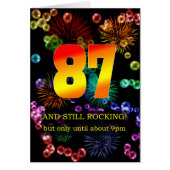 87e verjaardag nog steeds springend (Voorkant)