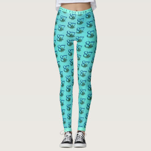 87e verjaardag of jubileum Pauwveren Leggings