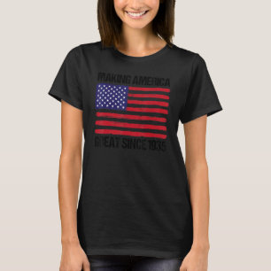 87e verjaardag van Amerika geweldig sinds 1935 T-shirt