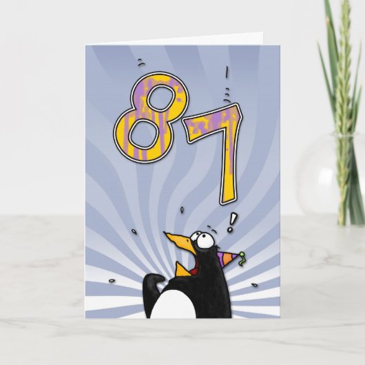 87ste Verjaardag - de Kaart van de Verrassing van (Voorkant)