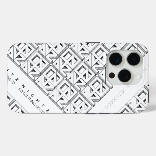 87thおよびNightz Case-Mate iPhone Case (Achterkant (horizontaal))