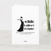 8859-C-Red Roses met Pine & Ornamenten Feestdagen Kaart (Achterkant)