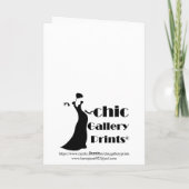 8868-C-Red Rose met Cross Ornament Feestdagen Kaart (Achterkant)