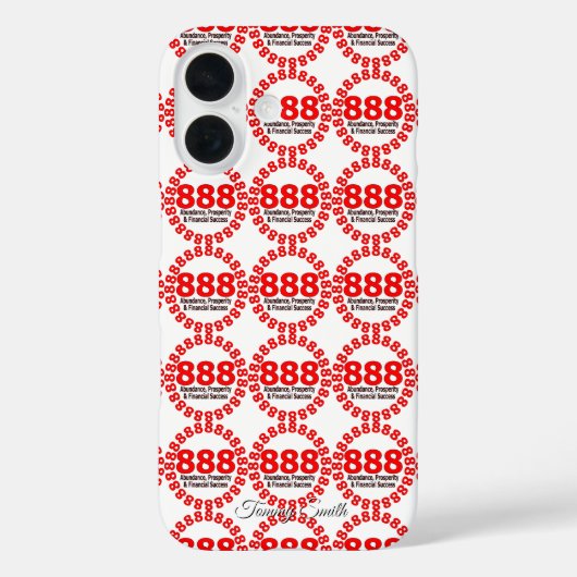 888 Engel Nummer| Rijkdom en welvaart Case-Mate iPhone Case (Achterkant)