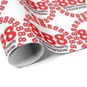 888 Engel Nummer – Welvaart & Geluk Cadeaupapier (Rol Hoek)