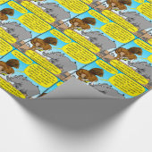 889 cartoon van Rhinofallus Cadeaupapier (Hoek)