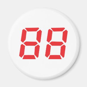 88 88-8 uur digitale wekker magneet