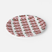 88 88e verjaardag papieren bordje (Gekanteld)