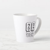 88 Forever Latte Mok (Rechterhoek)