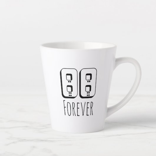 88 Forever Latte Mug Latte Mok (Rechts)