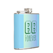 88 Forever Vinyl Omwikkelde Fles Heupfles (Rechts)