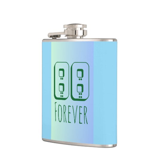 88 Forever Vinyl Wrapped Flask Heupfles (Links)