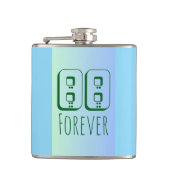 88 Forever Vinyl Wrapped Flask Heupfles (Voorkant)
