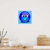 88-Free-3D-Apprehensive-Smiley-Face-Clipart-Illust Poster (Keuken)