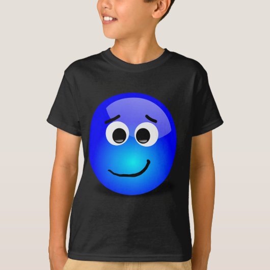 88-Free-3D-Apprehensive-Smiley-Face-Clipart-Illust T-shirt (Voorkant)