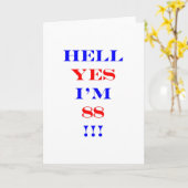 88 Ja zeker! Kaart (Gele Bloem)