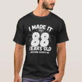 88 Jaar Oud Sarcastisch Meme Grappige 88ste Verjaa T-shirt (Voorkant)