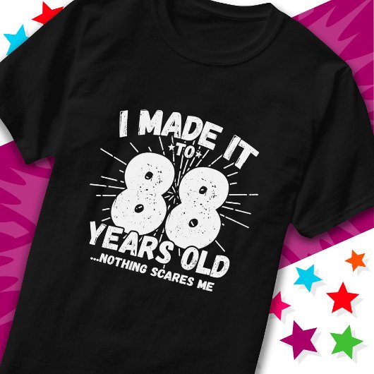 88 Jaar Oud Sarcastisch Meme Grappige 88ste Verjaa T-shirt