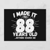 88 Jaar Oude Sarcastische Meme Grappige 88ste Verj Briefkaart (Voorkant)