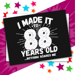 88 Jaar Oude Sarcastische Meme Leuke 88e Verjaarda Briefkaart