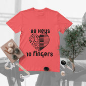 "88 Keys 10 Fingers" Piano Shirt - Muzikant & Pian