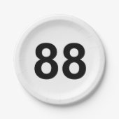 88 - nummer 88 bord (Voorkant)