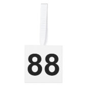 88 - nummer 88 bord decoratie (Voorkant)